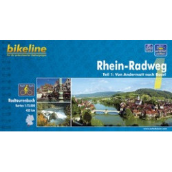 Rýn Rhein 1 Radweg Bikeline