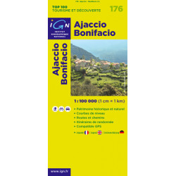Ajaccio Bonifacio IGN 176