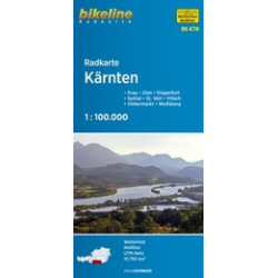 Korutany cyklomapa 1:100T