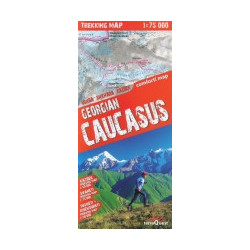 Gruzie trekking map TQ